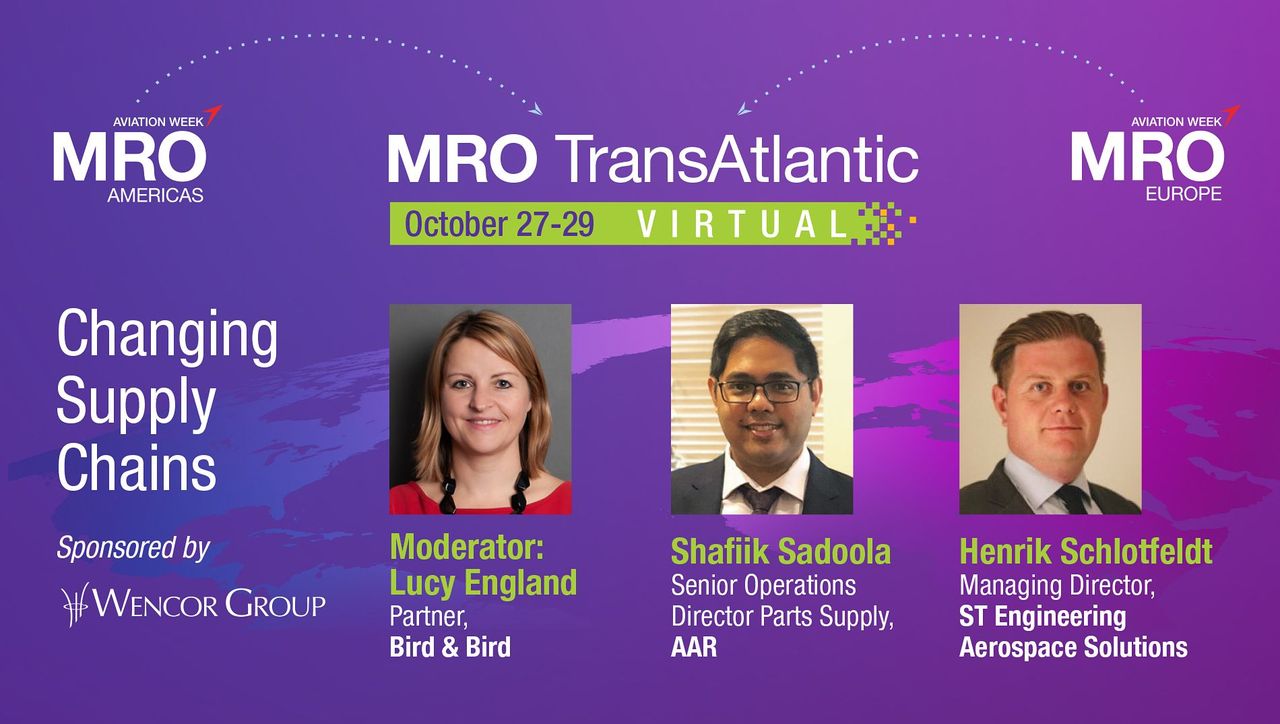 MRO Transatlantic Virtual. October 27-29. 